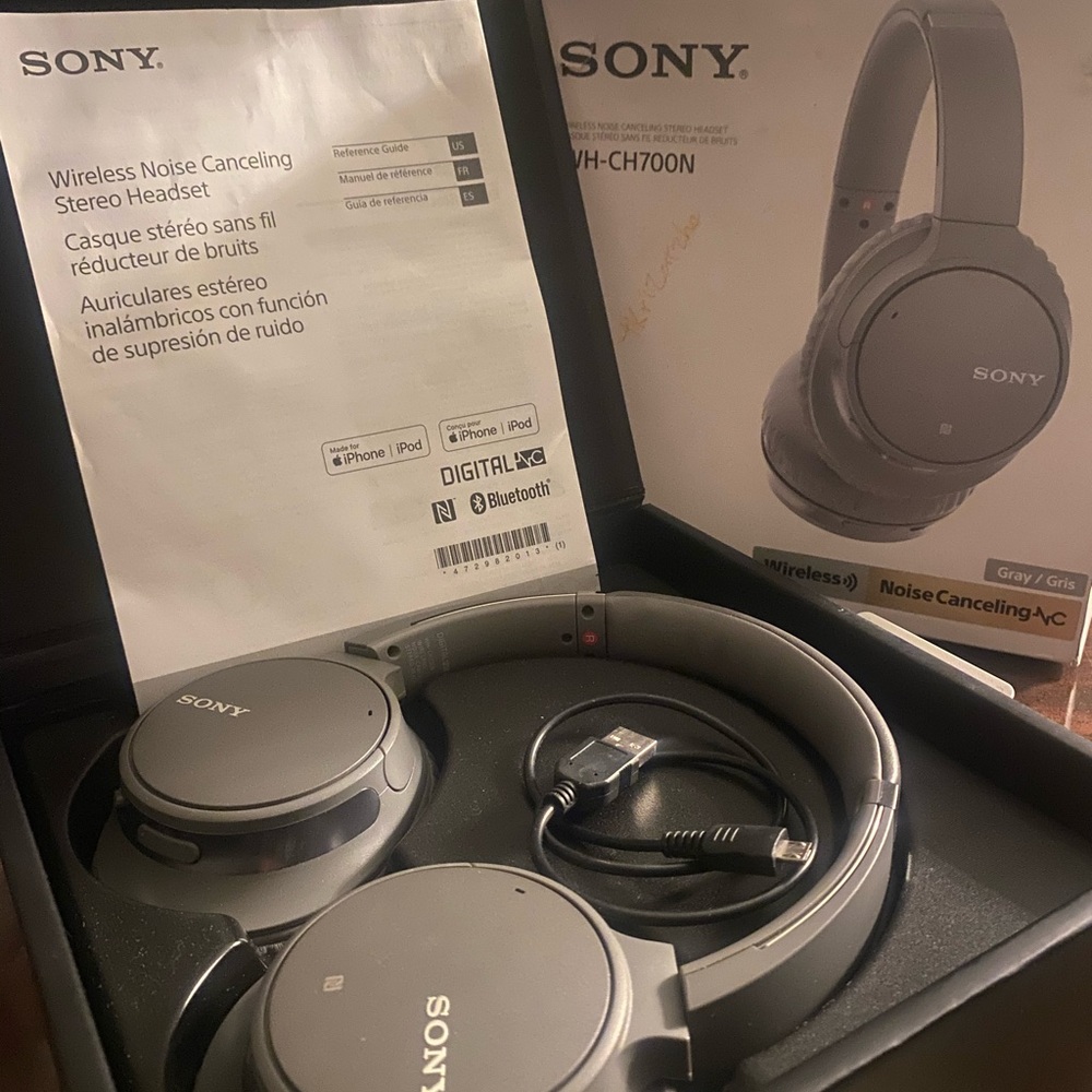 Sony Noise Cancelling Headphones WH-CH700N